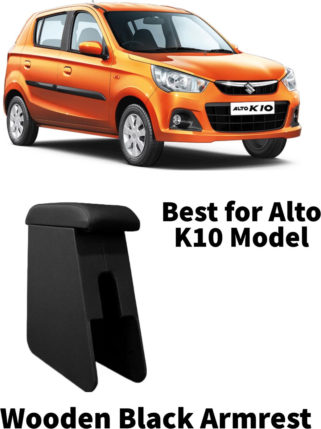 Wooden Armrest for Maruti Suzuki Alto k10 Car Armrest-image-43