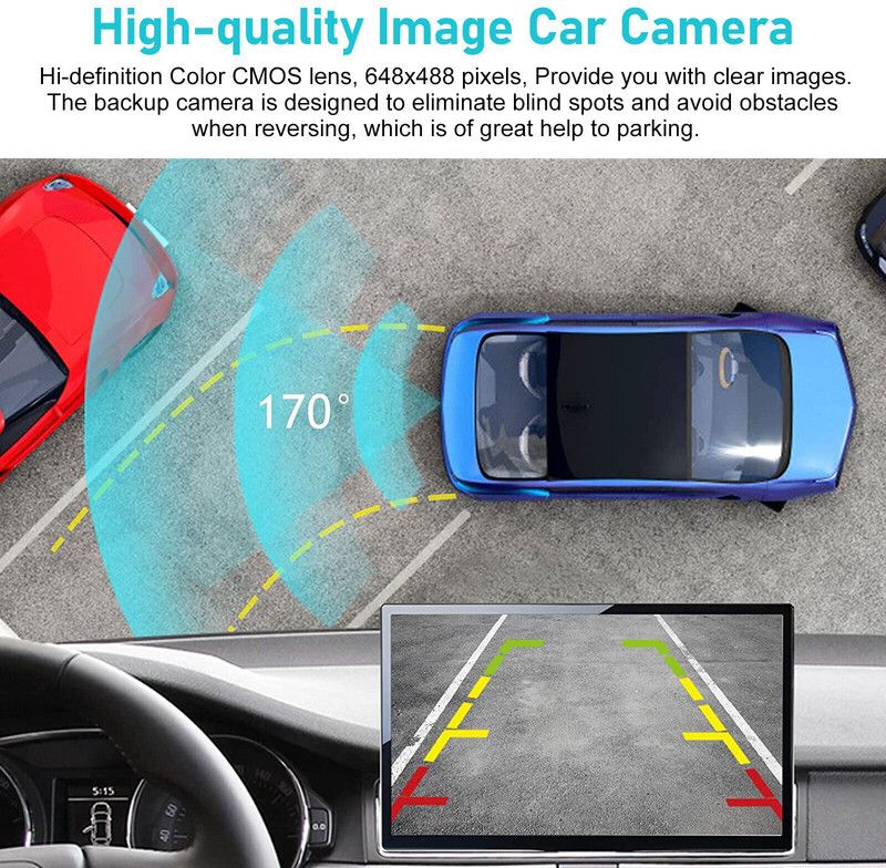 Car HD Rear View 8 Led Camera Night Vision Reversing Back For K-10 Al-to Car HD Rear View 8 Led Camera Night Vision Reversing Back For K-10 Al-to Parking Sensor-image-43