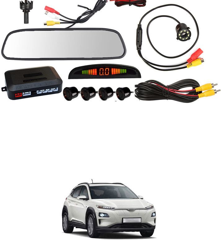 LCD 4.3 Screen 4pc Car Parking Sensor Monitor Kit With Reverse Camera Sg88 LCD 4.3 Screen 4pc Car Parking Sensor Monitor Kit With Reverse Camera Sg88 Parking Sensor-image-12