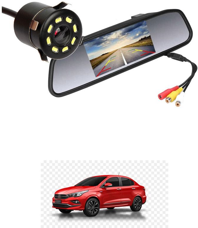 4.3 TFT LCD Car Rear View Mirror Monitor Kit With Reverse Reversing Camera s53 4.3 TFT LCD Car Rear View Mirror Monitor Kit With Reverse Reversing Camera s53 Parking Sensor-image-1