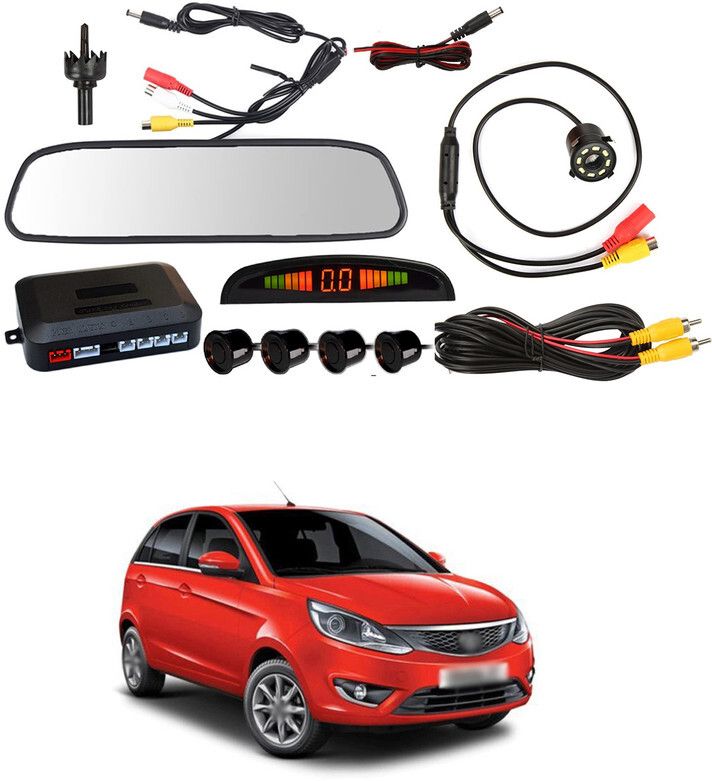 LCD 4.3 Screen 4pc Car Parking Sensor Monitor Kit With Reverse Camera Sg211 LCD 4.3 Screen 4pc Car Parking Sensor Monitor Kit With Reverse Camera Sg211 Parking Sensor-image-17