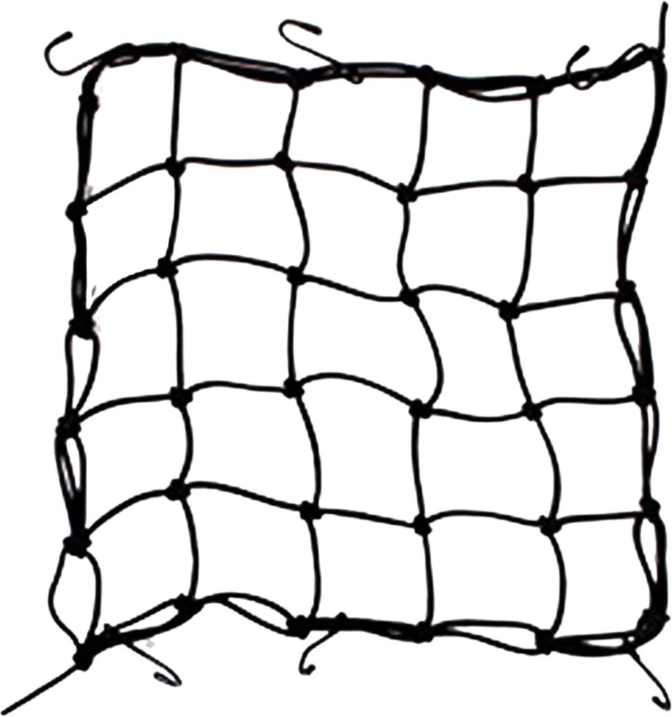 Fuel Helmets Bungee Cord Cargo Net 40×40 CM for Bikes & Scooters Pack of 1 Vehicle Cargo Net-image-4
