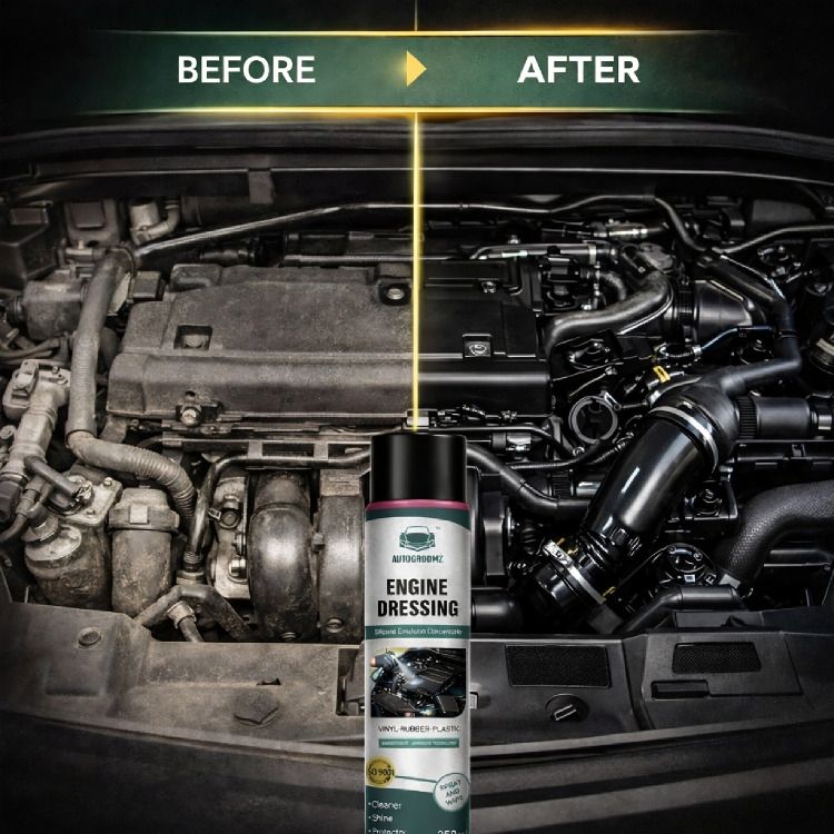Engine Cleaner and Polish 500ml for Long Lasting Shine Engine Cleaner