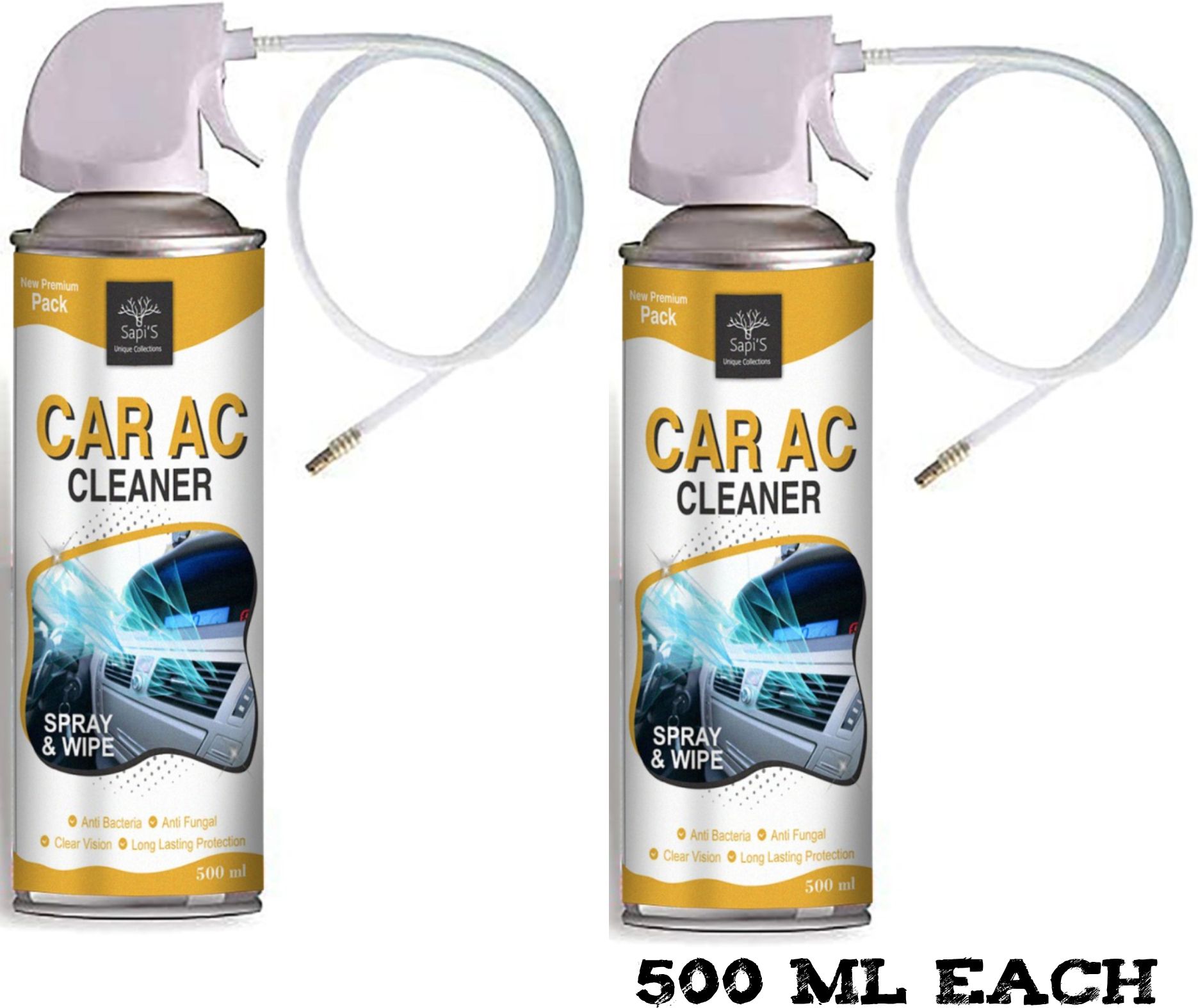 sapi's Car AC (Air Conditioner) Cleaner Freshner Pack of 2 Car Washing Liquid-picture-21