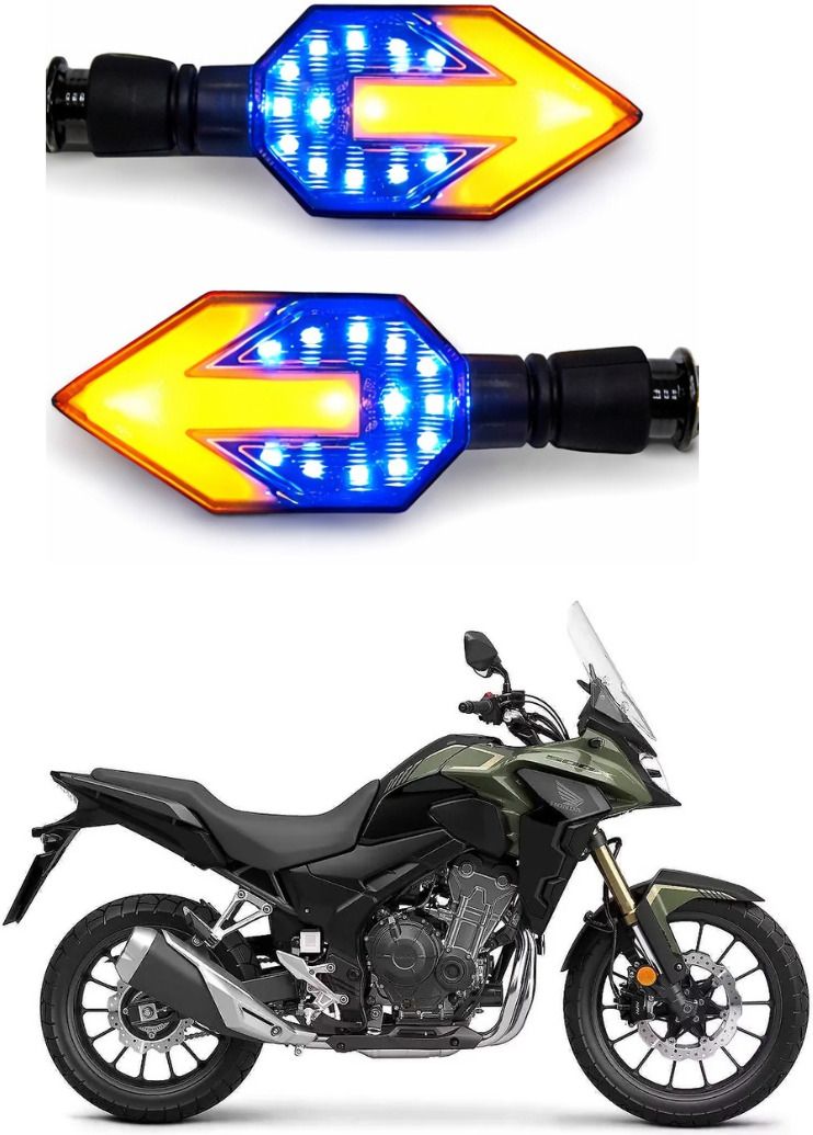 markoplus Front, Rear LED Indicator Light for Honda CB-picture-0