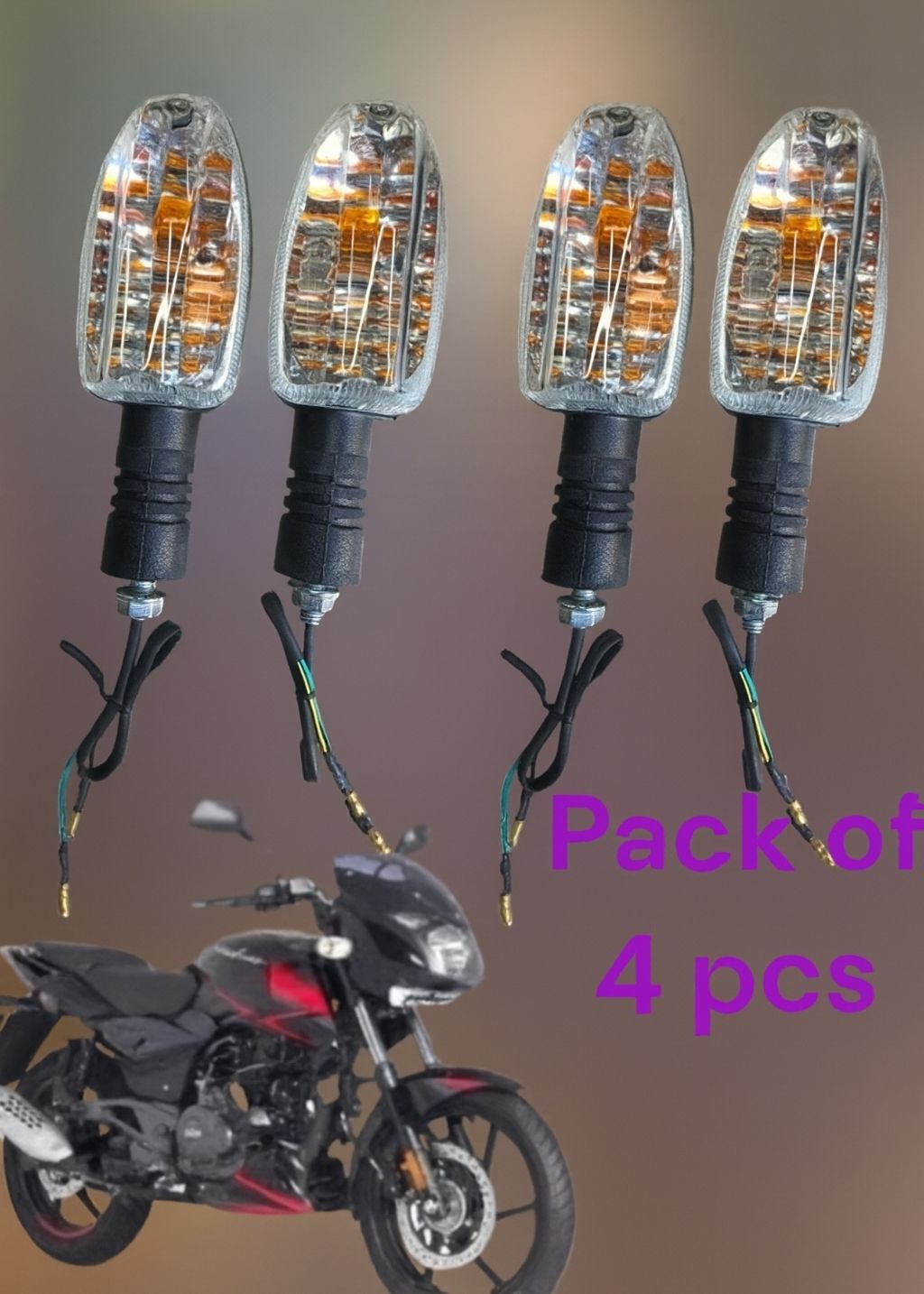 side, rear, front halogen indicator light for bajaj pulsar 180 dts-i, pulsar 150 dts-i, platina 100, pulsar