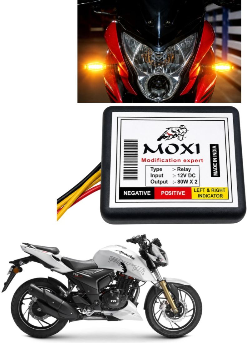 markoplus Front, Rear Flasher Indicator Light for TVS Universal For Bike-picture-17