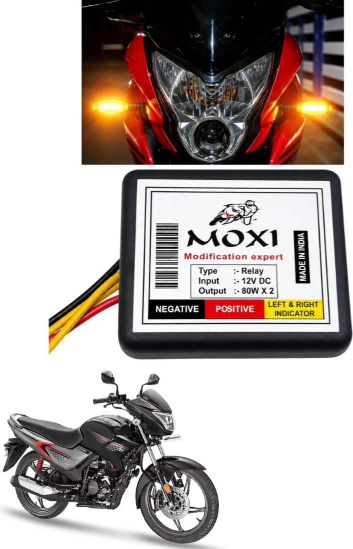 Front, Rear Flasher Indicator Light for Hero Passion Pro-image-47