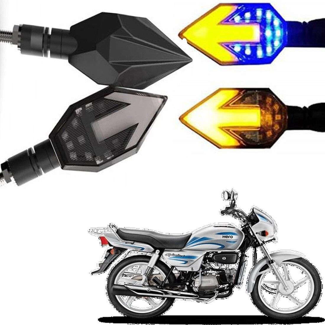 Side LED Indicator Light for Hero Splendor-image-16
