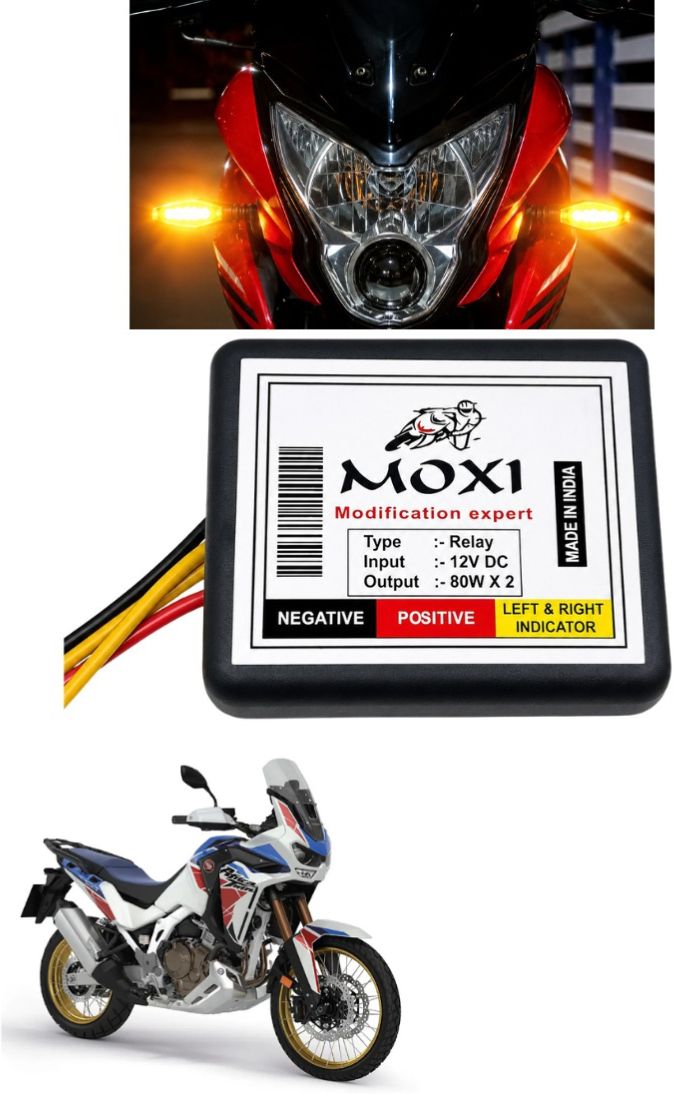 markoplus Front, Rear Flasher Indicator Light for Bajaj CT 100-picture-29