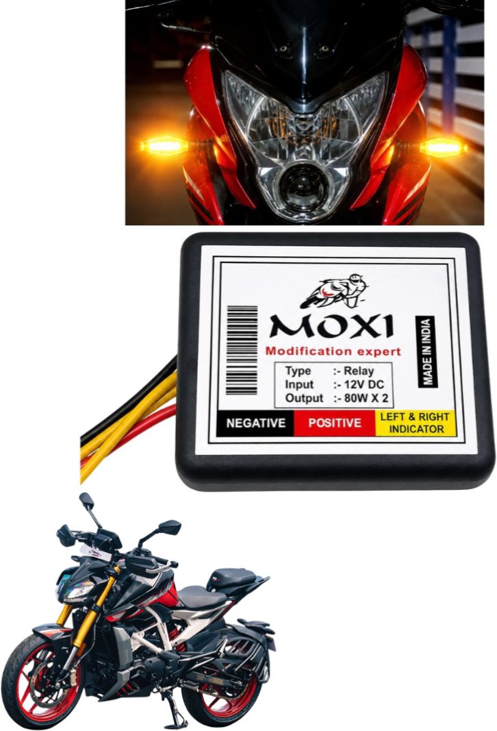 markoplus Front, Rear Flasher Indicator Light for TVS Universal For Bike-picture-18