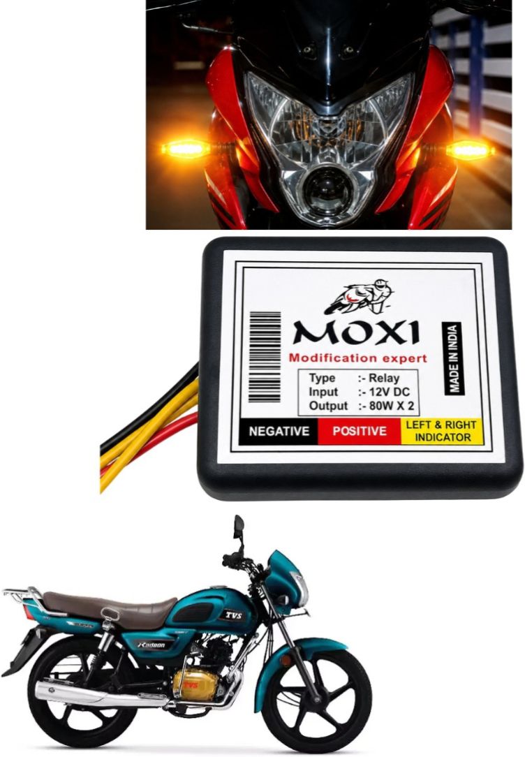 markoplus Front, Rear Flasher Indicator Light for Bajaj CT-picture-23