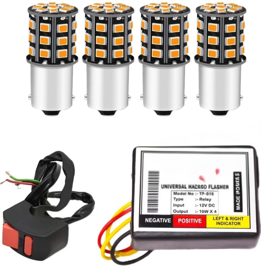 Side, Rear, Front Xenon Indicator Light for KTM, Bajaj, Hero, Universal For Bike Duke RC 200, Universal For Bike, Pulsar 180 DTS-i, Platina 100, Duke 180, Splendor Pro