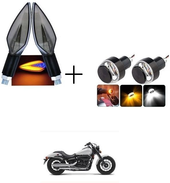 Front, Rear LED Indicator Light for Bajaj, Hero, Honda, TVS, Suzuki, Universal For Bike Universal For Bike-image-41