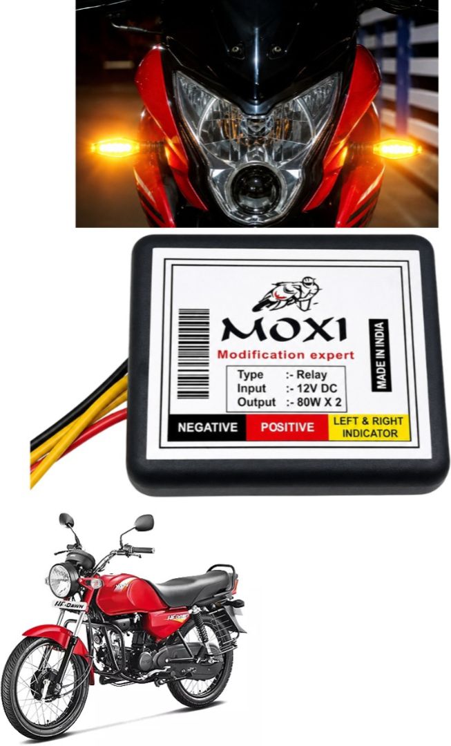 Front, Rear Flasher Indicator Light for Hero Splendor-image-19