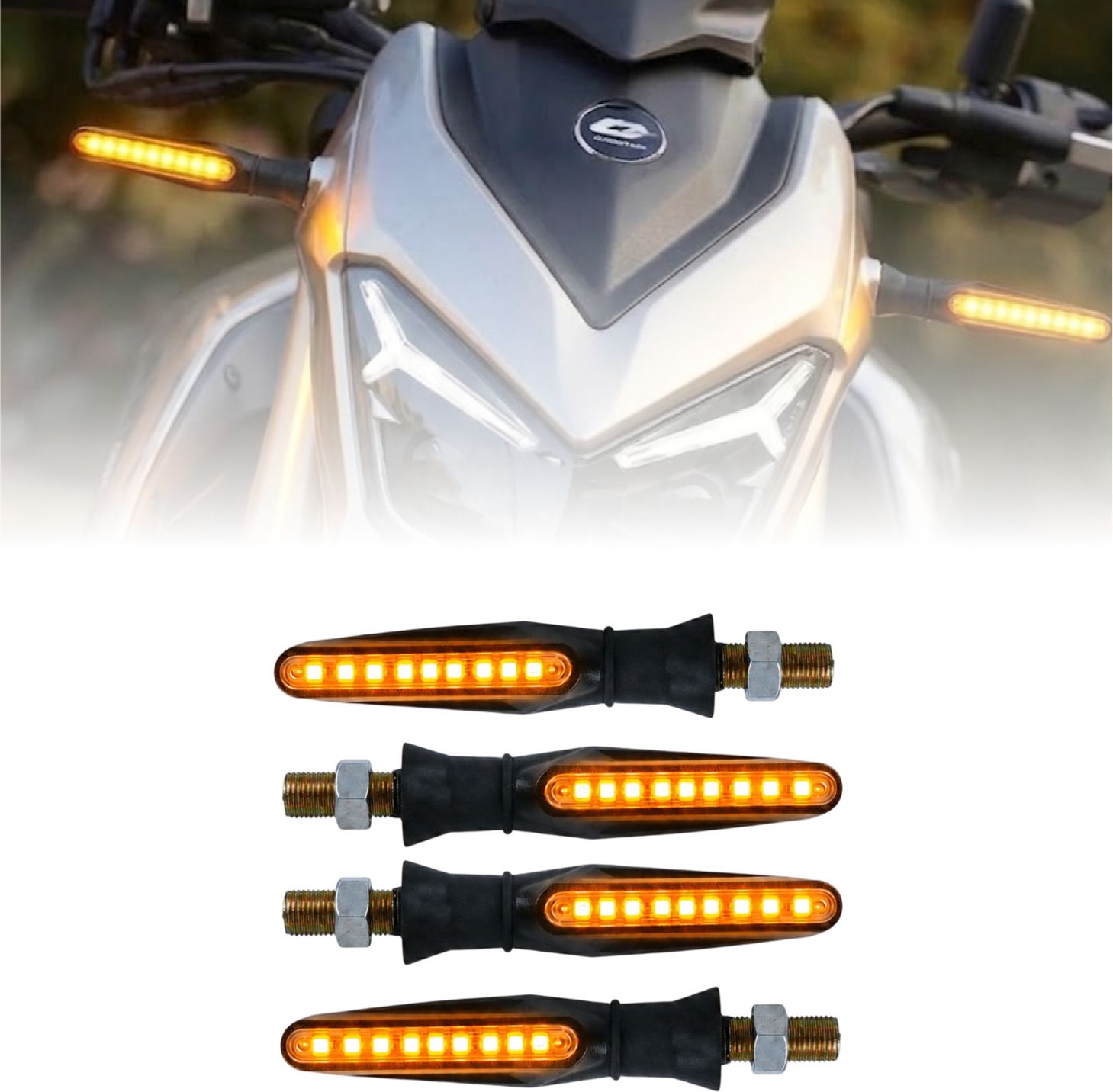 aksmit Front LED Indicator Light for Universal For Bike Universal For Bike-picture-33