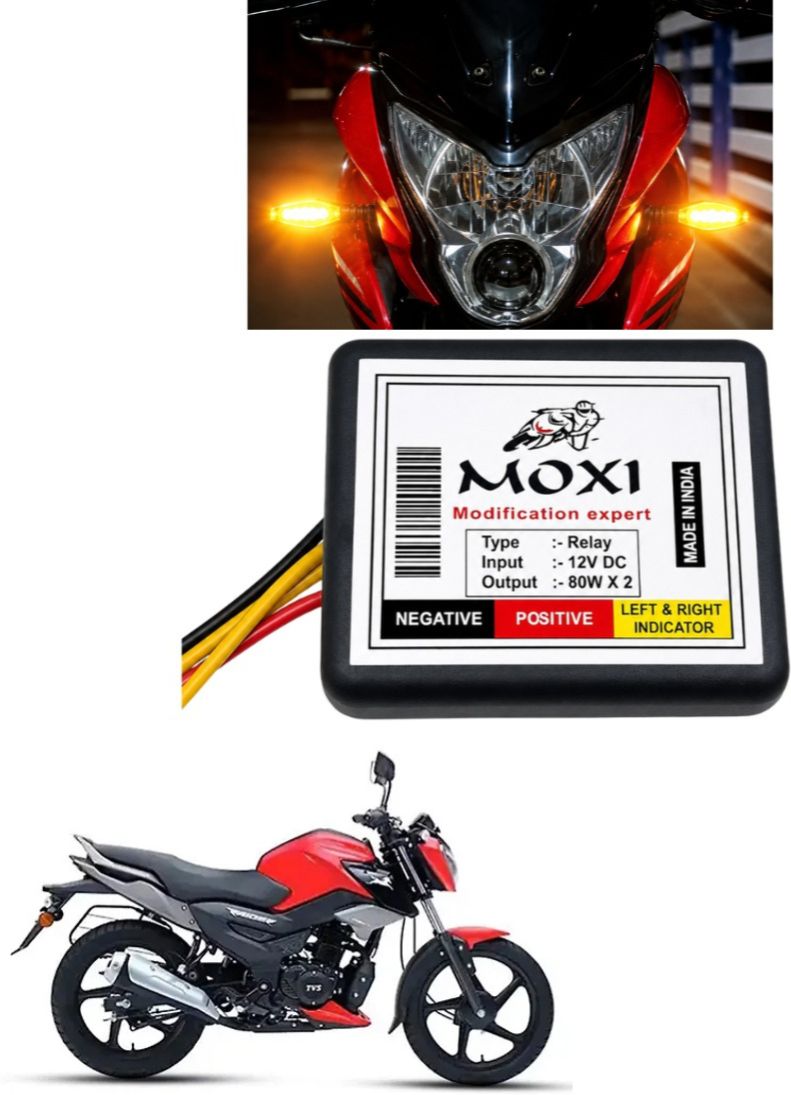 markoplus Front, Rear Flasher Indicator Light for TVS Apache-picture-15