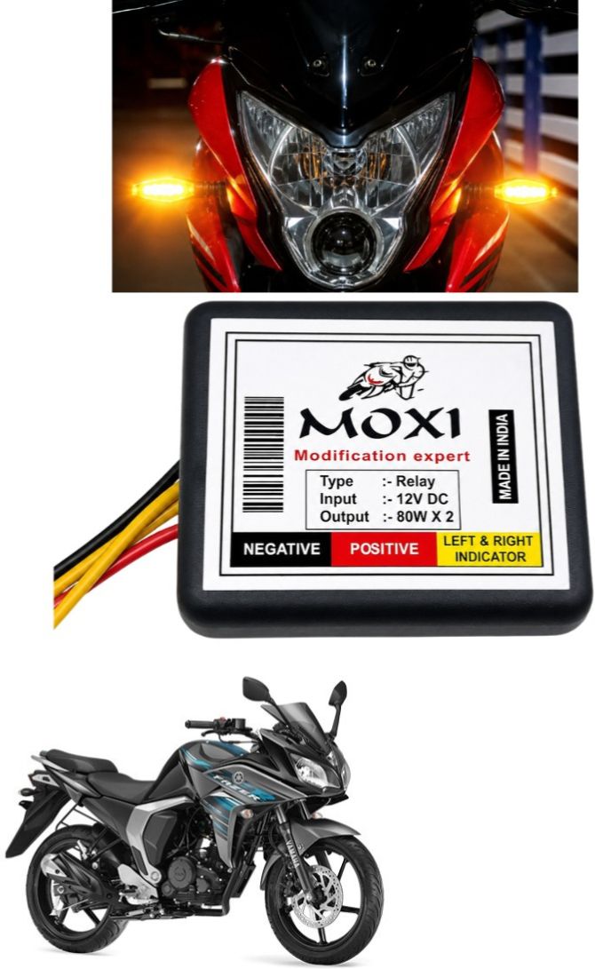 markoplus Front, Rear Flasher Indicator Light for TVS Apache RTR 180-picture-10
