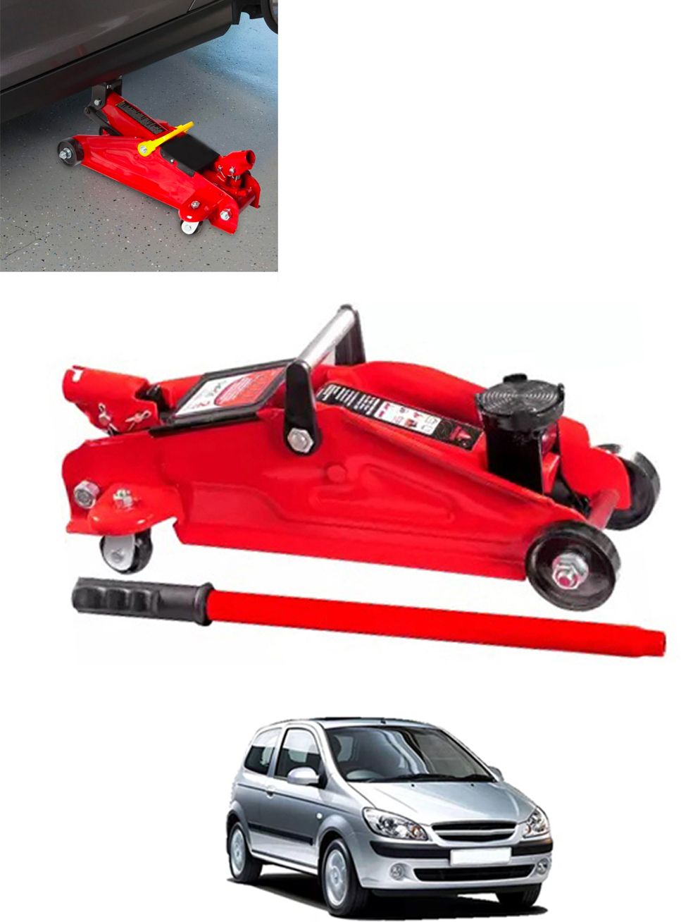 2Ton Hydraulic Trolly Floor Jack Universal For Car 114 Vehicle Jack-image-27
