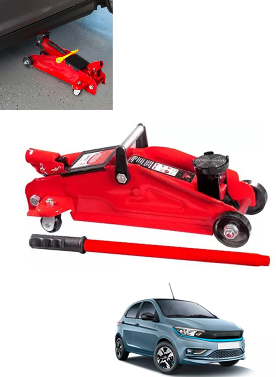 2Ton Hydraulic Trolly Floor Jack Universal For Car 267 Vehicle Jack-image-31