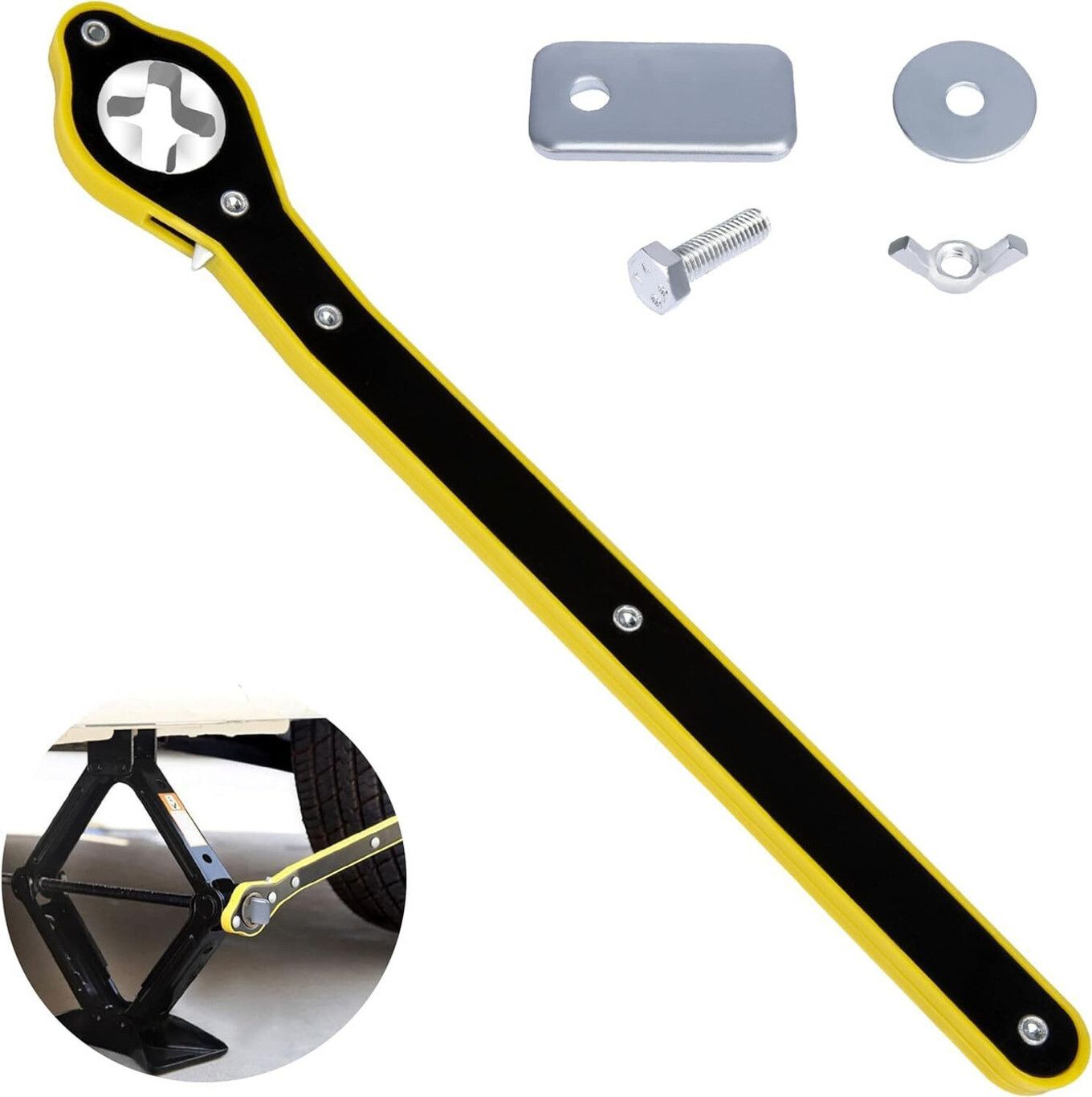 thesinghstore Double Sided Rachet wrench Vehicle Jack Stand-picture-18