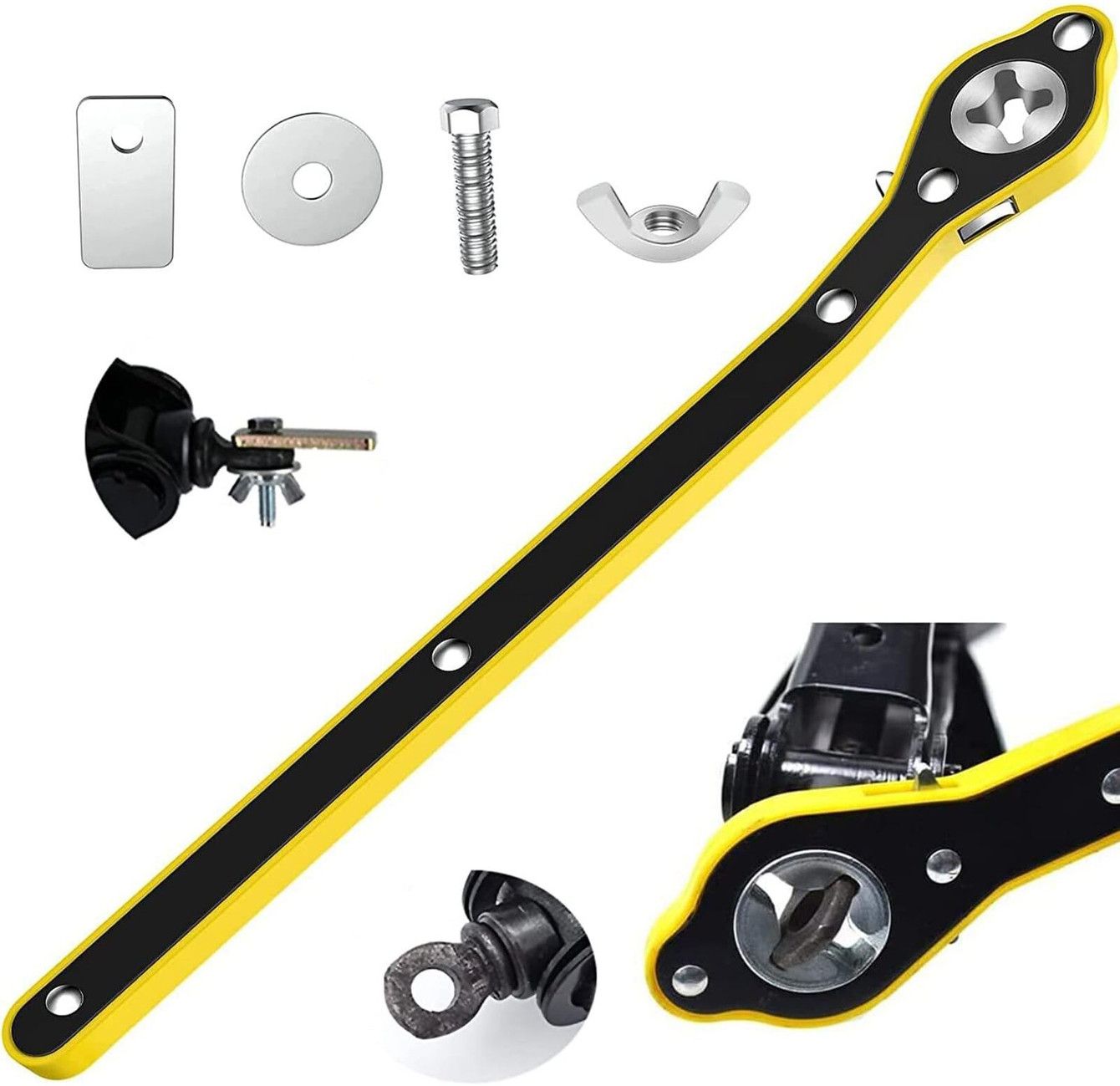thesinghstore Double Sided Rachet wrench Vehicle Jack Stand-picture-37