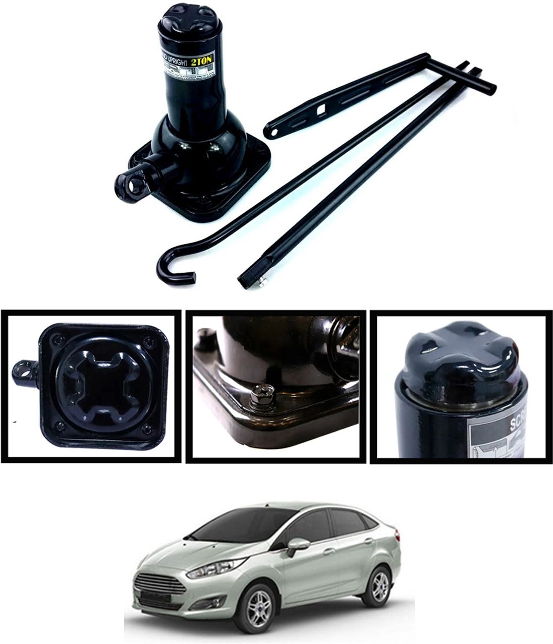 Portable/Compact Design 2Ton Heavy Duty Black Spiral Jack For Car-105 Vehicle Jack-image-37