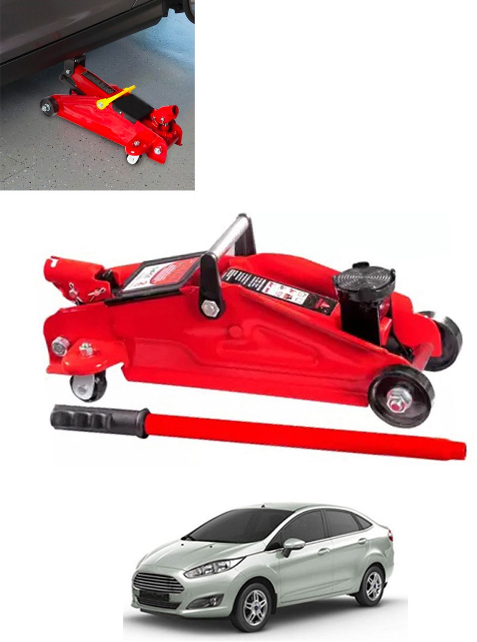 2Ton Hydraulic Trolly Floor Jack Universal For Car 105 Vehicle Jack-image-22