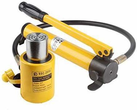 voltz RSC-2050180 Hydraulic Cylinders Jack Solid with Hand pump Single Acting Hydraulic Ram Cylinder 50mm Hydraulic Lifting Cylinders (20T 2Inch) Vehicle Jack-picture-10