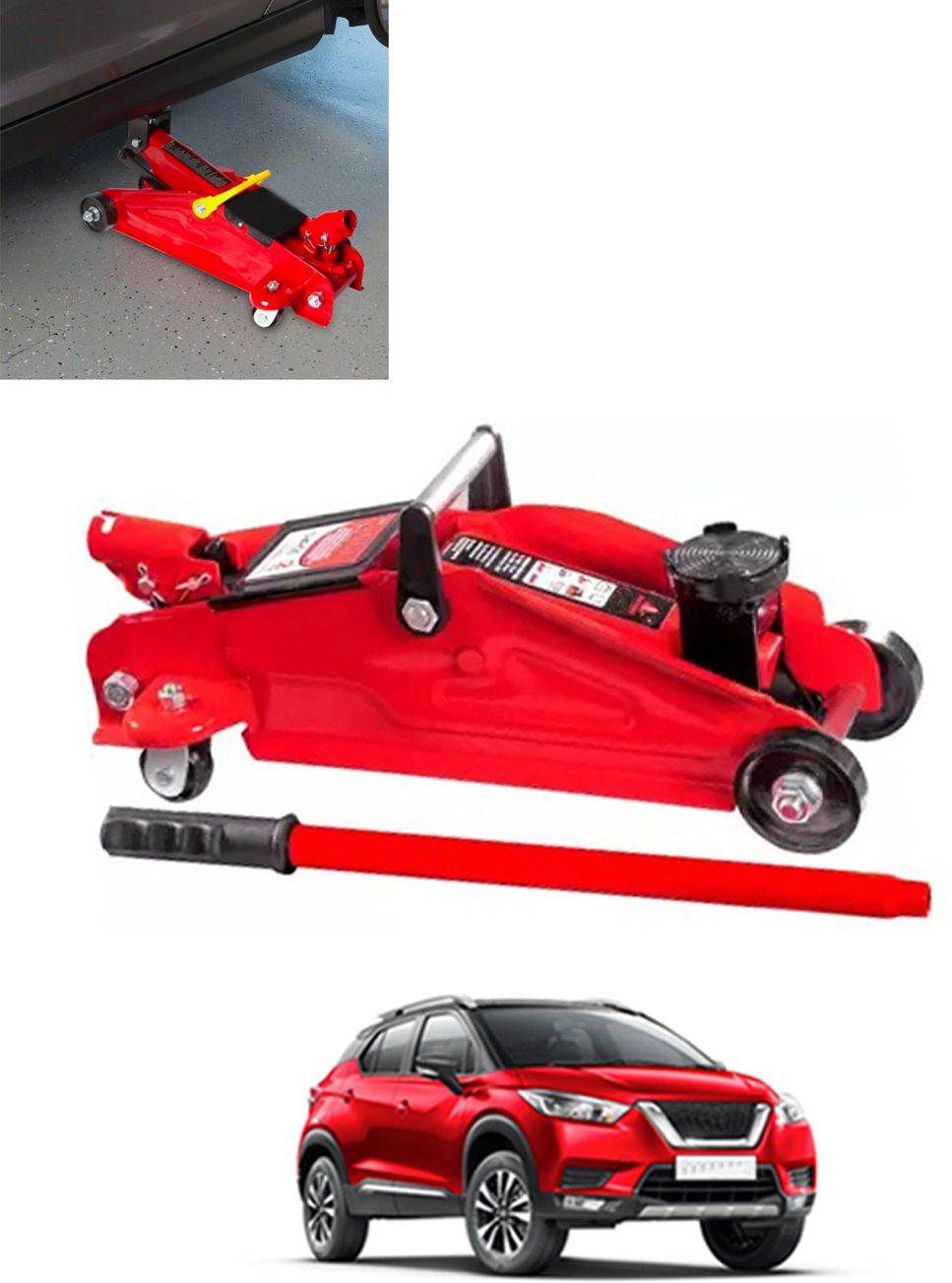 monolive 2Ton Hydraulic Trolly Floor Jack Universal For Car 161 Vehicle Jack-picture-11