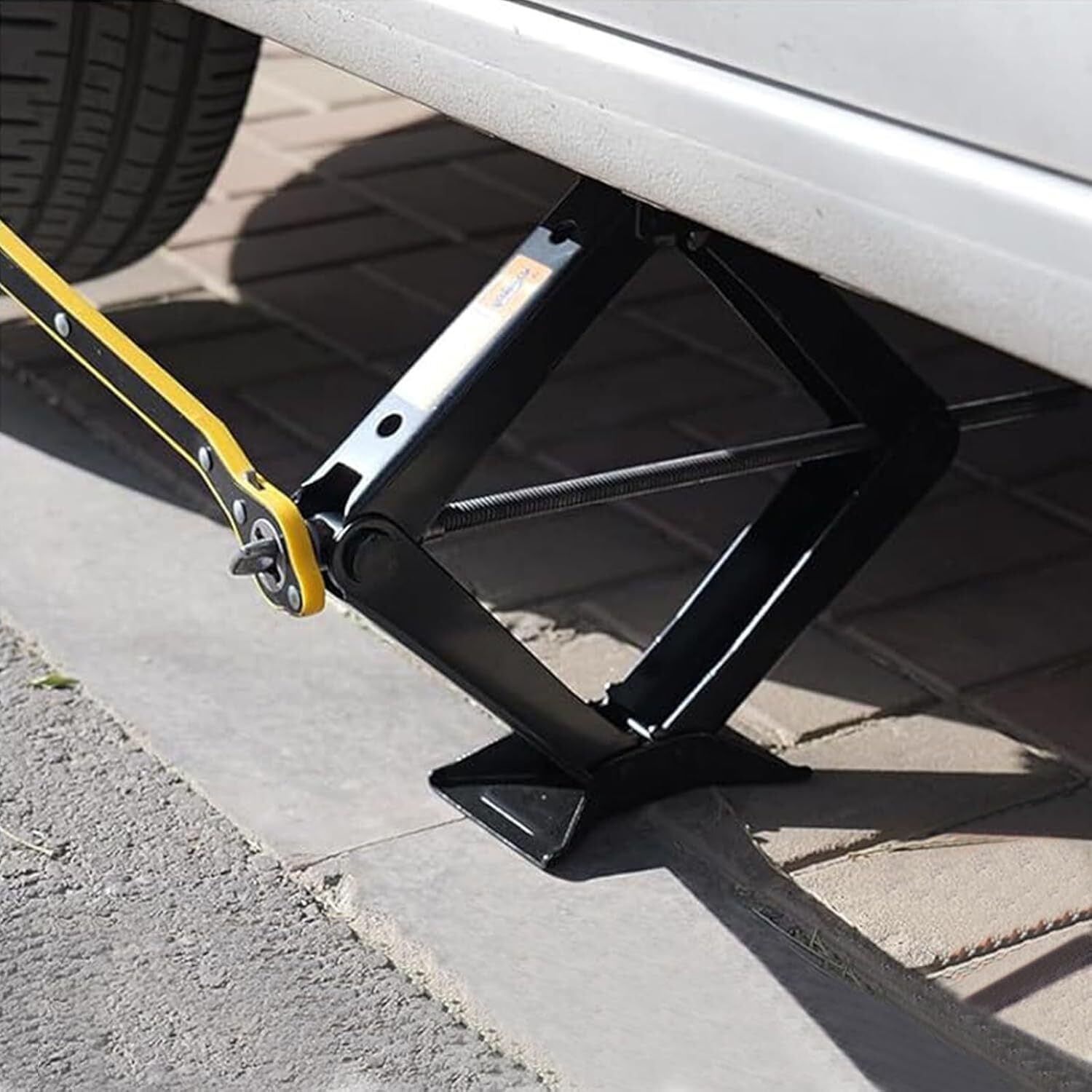 vrajenterprise 3 Ton Jack Scissor Lift Max 3 Ton Load Capacity with Jack Socket Vehicle Jack-picture-36