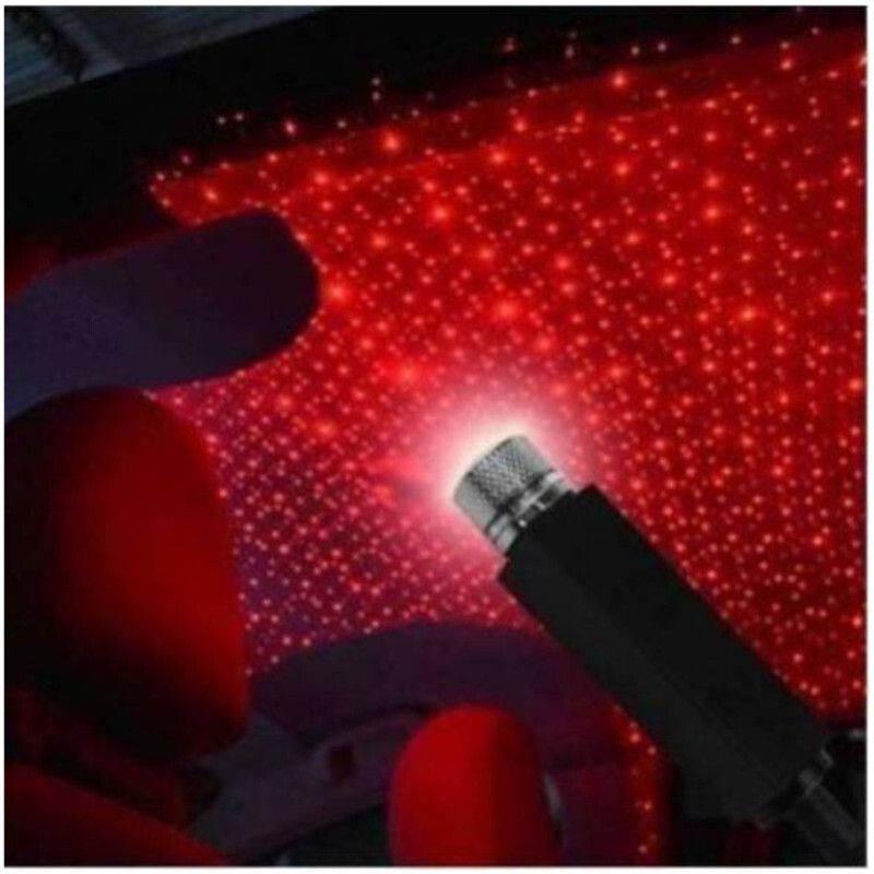 TOOLART -GB613-USB star sky light car interior atmosphere Led lamp 360 degree(RED)-picture-27