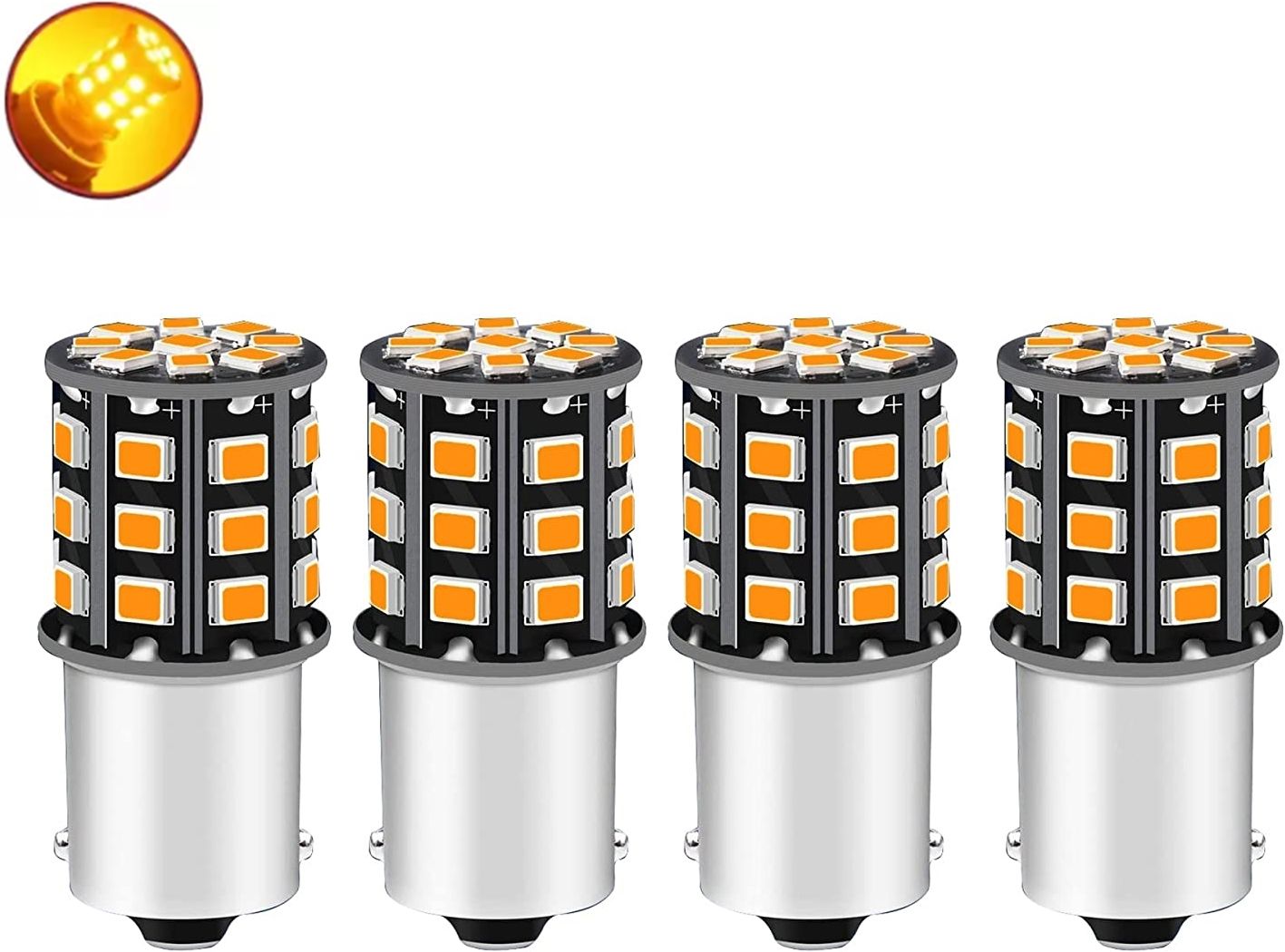 showride 360° Reflecting LED Indicator Bulbs Set Of 4 Indicator Light Car, Motorbike LED (12 V, 12 W)-picture-0