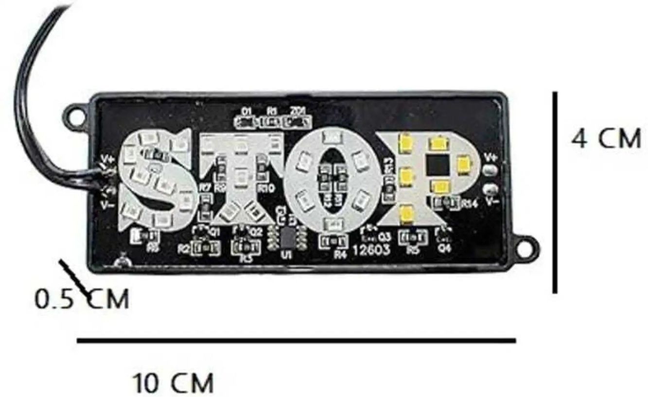 JB-MODULE-STOP-1A Side Marker Truck, Car, Van, Motorbike LED for Hero (12 V, 5 W)-image-42