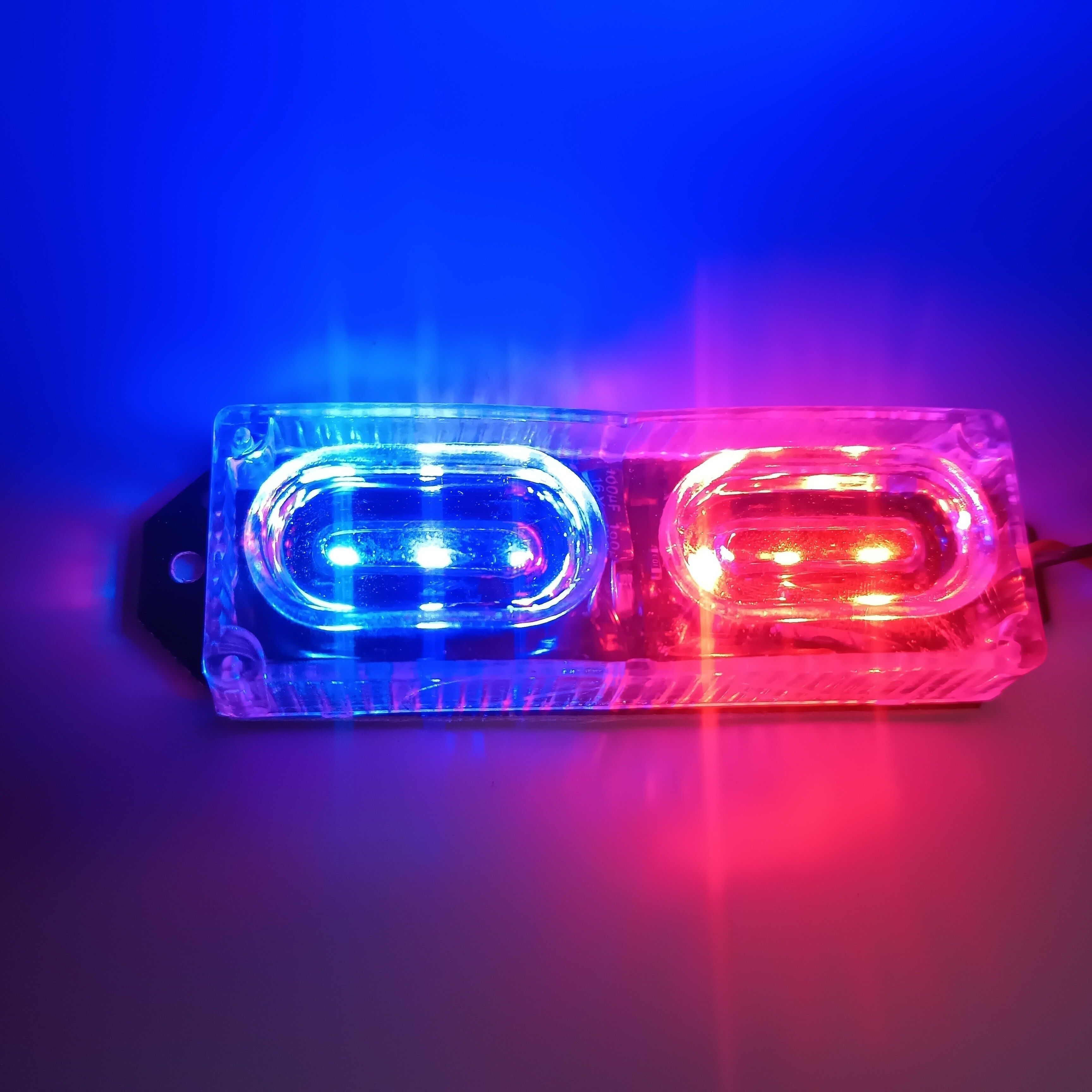 License Plate Light for Bike, Scooty and Car Tail LED Police Red and Blue 12V DC Tail Light Motorbike LED (12 V, 9 W)-image-6