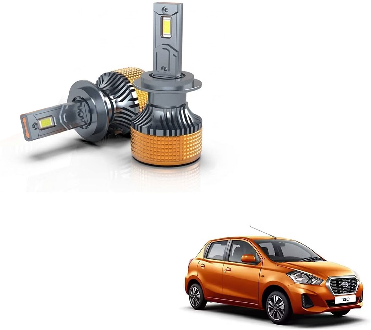 Q1_H4/H19_White_160WATT_LED_Setof2_5 Headlight Car LED for Datsun (12 V, 160 W)-image-36