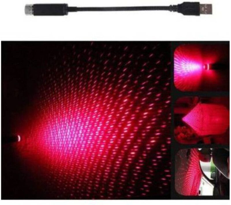 TOOLART -GB121-USB star sky light car interior atmosphere Led lamp 360 degree(RED)-picture-25