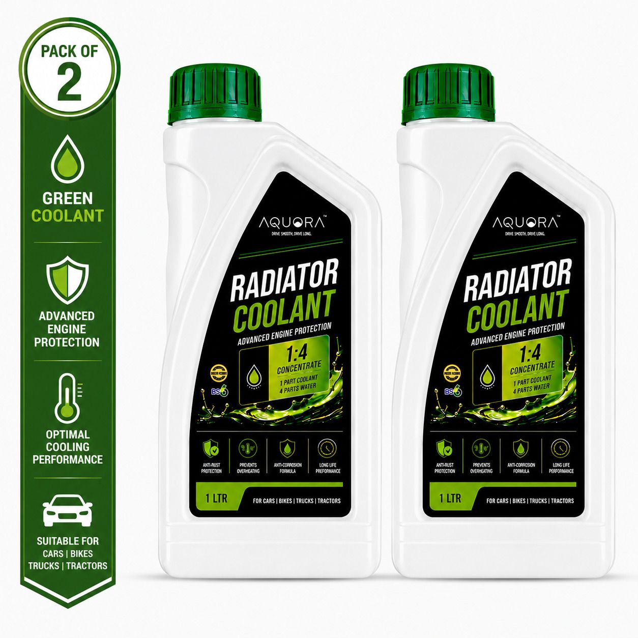 Professional Engine Cooling Liquid Advanced Thermal Protection Coolant Green-image-33