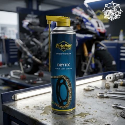 MPD-Putoline DRYTEC 74086 Ultimate Racing Chain Lube Spray 500ml High Performanc Chain Lubricant Reduces Friction & Wear Water Resistant For Road & Racing Bikes Chain Oil-image-23