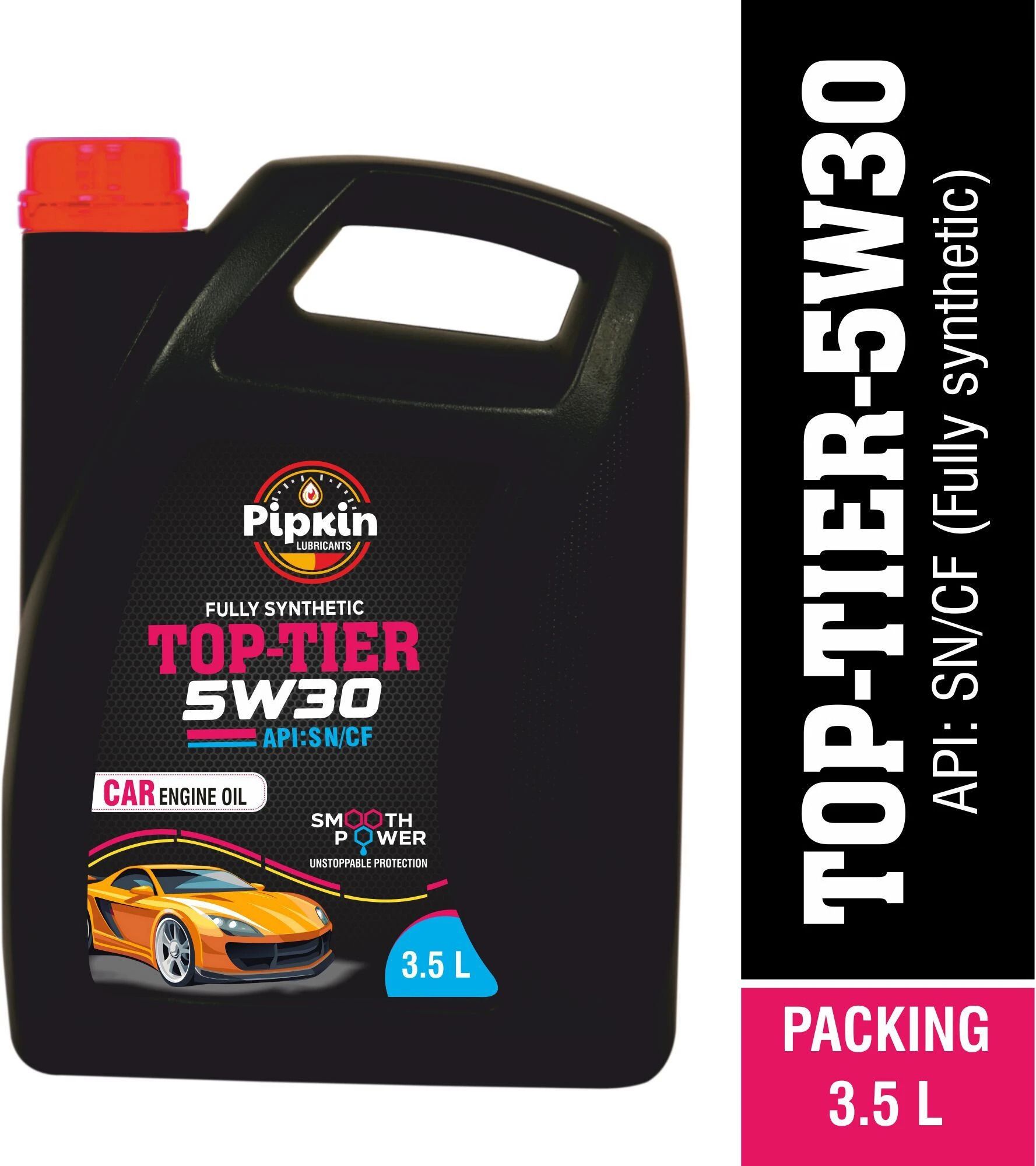pipkin Top Tier 5W30 3.5 Litre SN Fully Synthetic Engine Oil for Car | Premium BS-6 Lubricant Engine Oil For Petrol CNG or Diesel Engine Compatible Full-Synthetic Engine Oil-picture-10