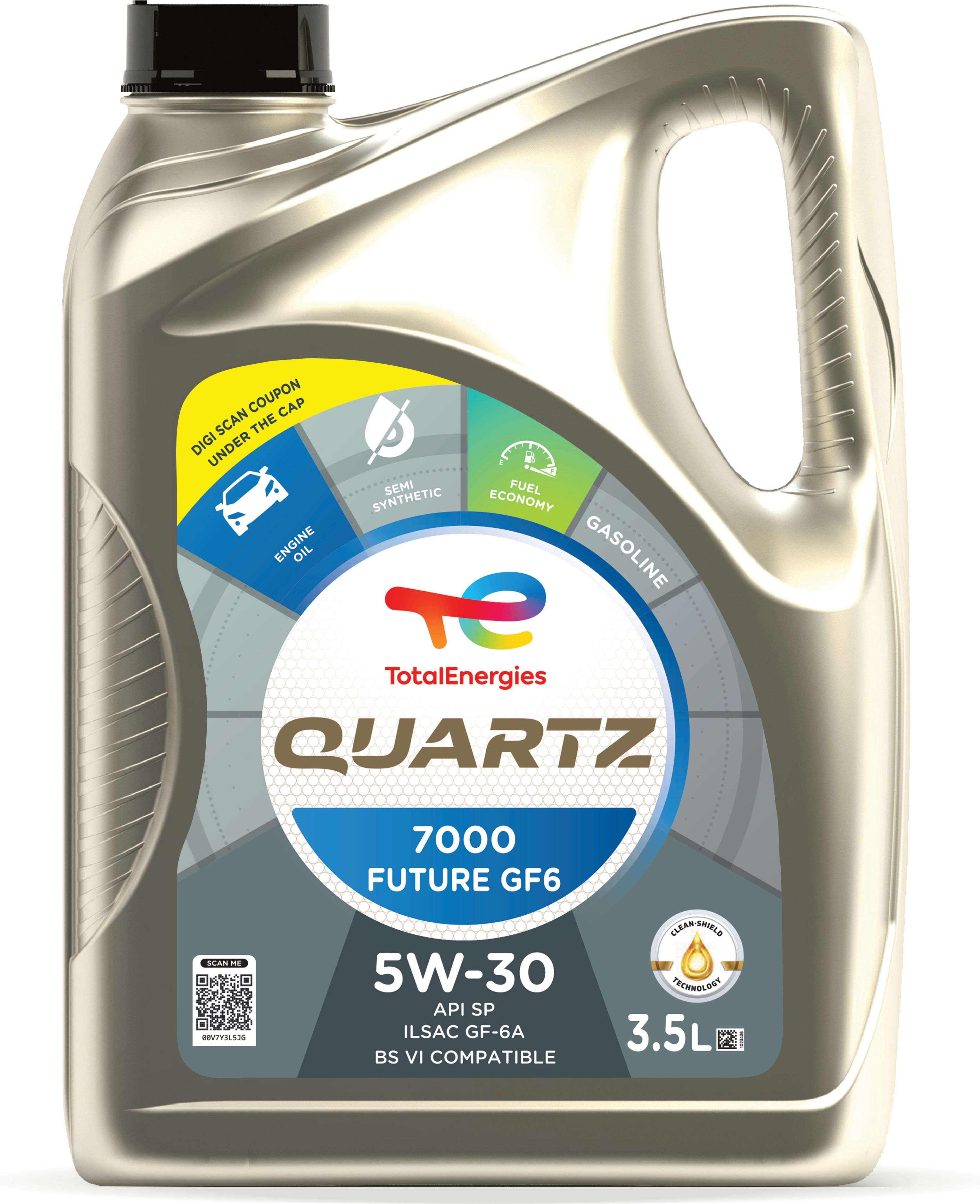 Quartz Future 7000 5W-30 Synthetic Blend Engine Oil