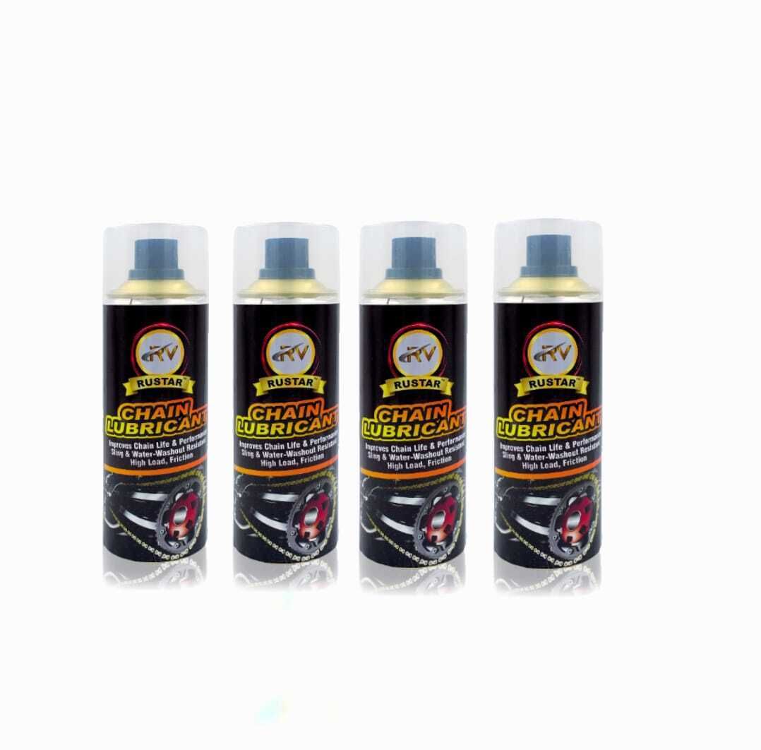 Bike Chain Lubricant Spray 150ml each (Pack of 4) |Lubrication |Rust & Corrosion Protection |Prevent Chain Breakage| Chain Oil-image-21