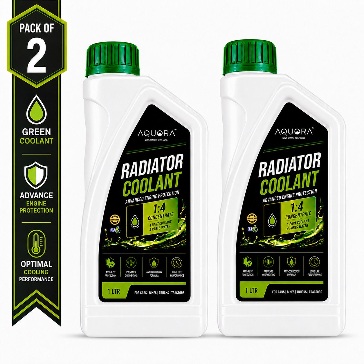 aquora Engine Cooling Technology Anti Boil Formula Coolant Green-picture-14