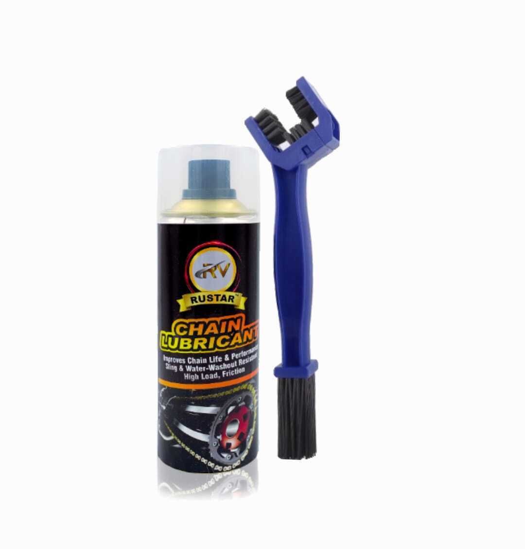 Bike Chain Lubricant Spray with Chain Cleaning Brush |Boost Bike Performance| Extend the Life of Chain| Chain Oil-image-33
