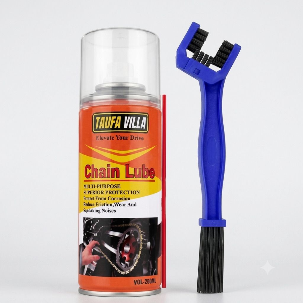Chain Lube (250 ml) | Chain Cleaner Brush (Pack of 2) Chain Lube (250 ml) + Chain Brush Chain Oil-image-47
