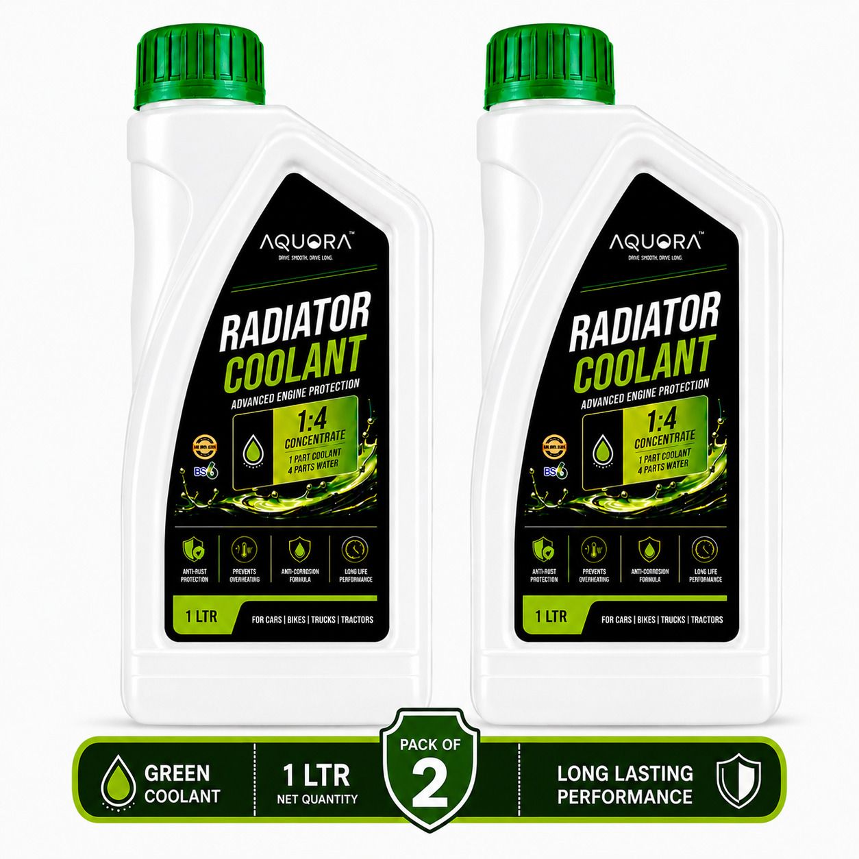 aquora Professional Radiator Coolant Advanced Engine Protection Coolant Green-picture-22
