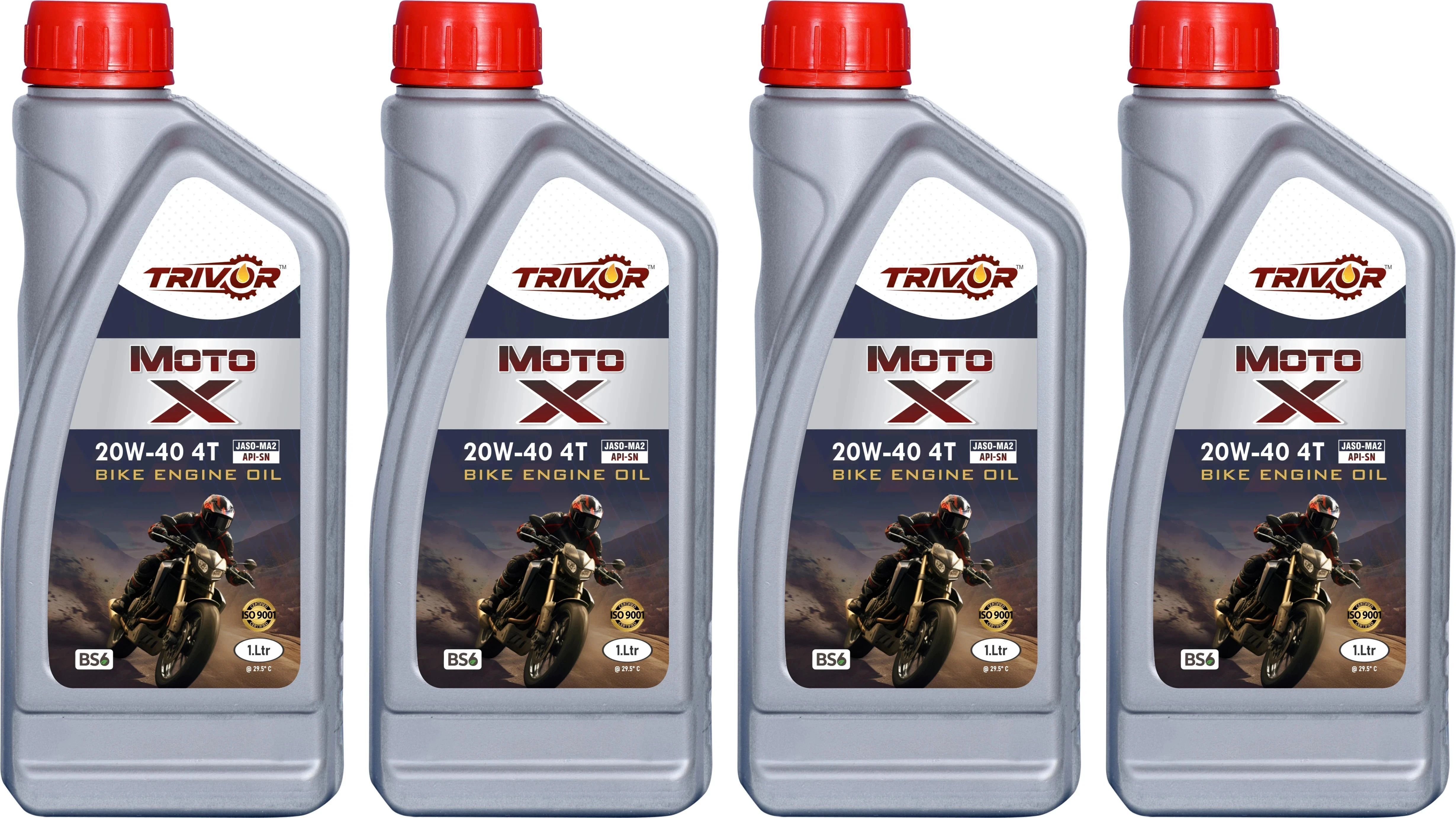 MOTO X 20W40 1LTR P4 MOTO X 20W-40 4T Protection with BS6 Technology for Bikes|API SN & JASO MA2 High Performance Engine Oil-image-37