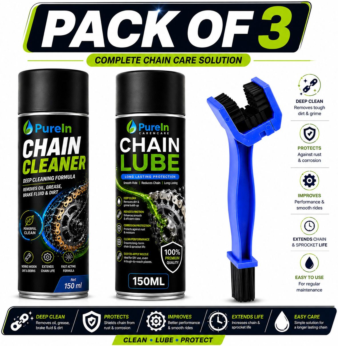 Ultimate Motorcycle Chain Care Cleaning Protection Lubrication Brush Essential Professional Motorcycle Chain Cleaning Lubrication Brush Performance Care Bundle Chain Oil-image-37