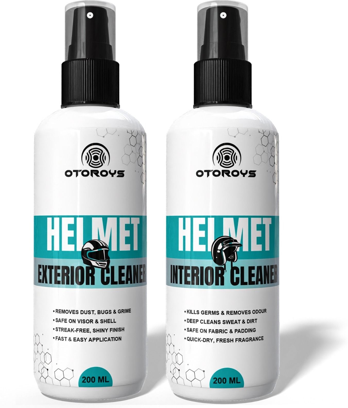 Helmet Care Kit Visor Cleaner, Interior Anti-Bacterial, Anti-Odor Cleaner Spray Quick Dry Formula, Removes Sweat & Smell, Helmet Cleaning Liquid for Helmets Mould Release-image-31