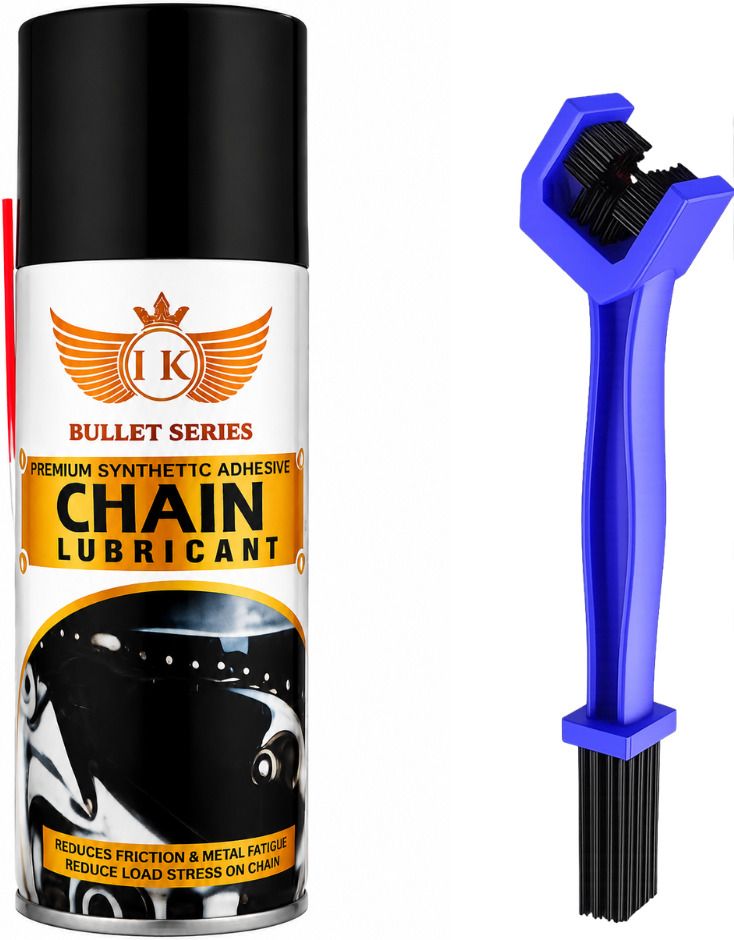 killerryder Motorcycle Chain Lubricant Spray 150ml with Chain Cleaning Brush Manual Sprayer-picture-45